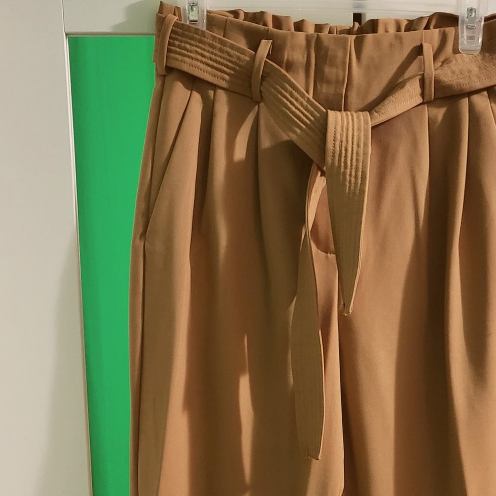 Calvin Klein tie waist Ankle Pants